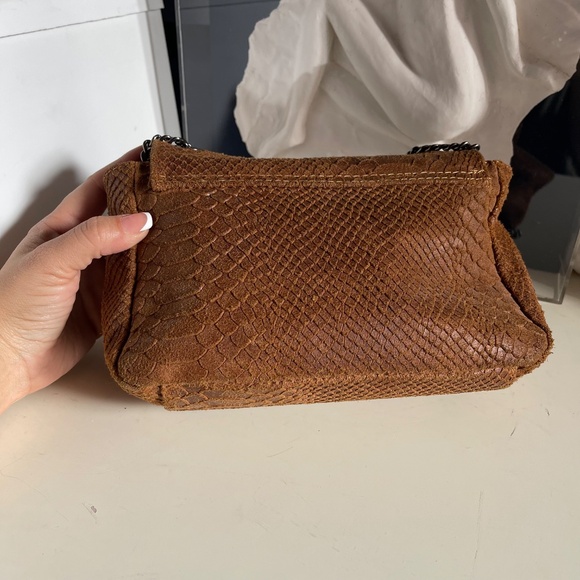 Brown Chain Strap Women Bag - Picture 2 of 9